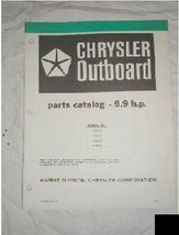 Chrysler Outboard Parts Catalog 9.9 HP - £9.78 GBP