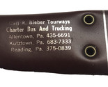 Vintage Advertising Leather Key Holder Wallet - Carl Bieber Tourways Rea... - $22.23