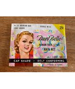 Vintage Hair Net NOS in Period Packaging Duro Belle Light Brown Rare!! - $9.99