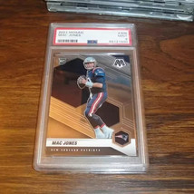 2021 Panini Mosaic Mac Jones Rookie Football Trading Card #306 PSA 9 Mint - $12.85