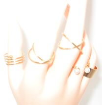 Brass Fashion Design Stud Earrings - $1.78