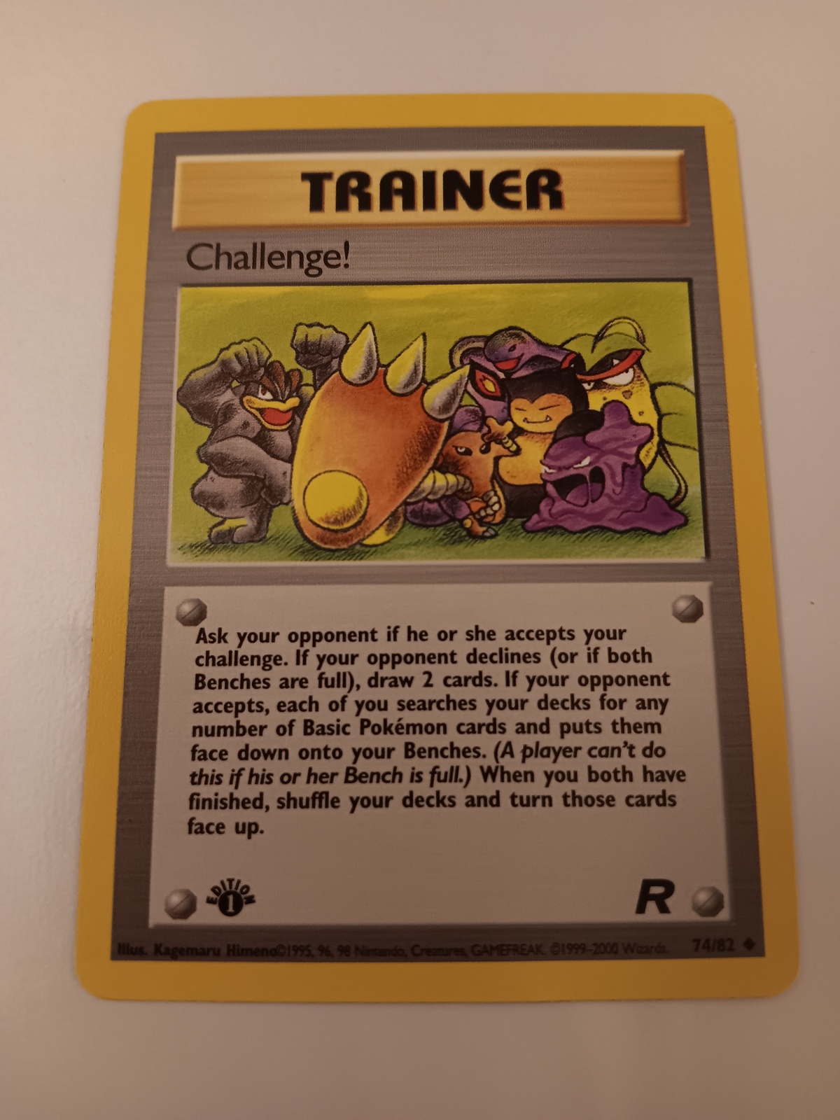 Pokemon 2000 Team Rocket Trainer Challenge! 74/82 First Edition Single Card - $14.99