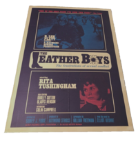 Leather Boys Original 1964 Vintage Tushingham Matted One Sheet Movie Poster - £58.51 GBP