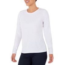 Time And Tru Women&#39;s Long Sleeve T Shirt X-LARGE (16-18) White New - £9.12 GBP