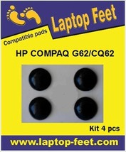 Laptop  HP COMPAQ rubber feet G62/CQ62 compatible kit (4 pcs self adh by... - £9.50 GBP