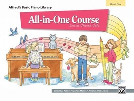 Alfred&#39;s Basic Piano All-In-One Course Book 1 - £7.02 GBP