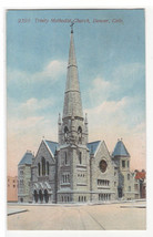 Trinity Methodist Church Denver Colorado 1915 postcard - £4.73 GBP