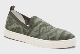 NEW Banana Republic Recycled Knit Slip-On Sneaker Camouflage Camo Print Size 6.5 - £17.22 GBP