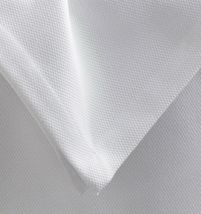 Sferra Squire Grey Tablecloth &amp; 16 Napkins Classic Diamond Pique 70&quot; X 126&quot; NEW - £135.72 GBP