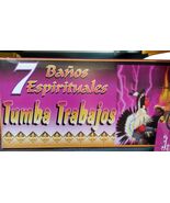 TUMBA TRABAJOS 7 BANOS ESPIRITUALES  / BREAK EVIL CURSES 7 SPIRITUAL BAT... - $22.76
