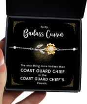 Bracelet For Military Cousin, Coast Guard Chief Cousin Bracelet Gifts, Nice  - £39.50 GBP