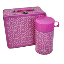 Barbie The Movie Pink 2023 Alamo Drafthouse Lunchbox W/ Thermos Never Used - $47.50