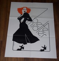 Bette Midler Album Poster Insert Vintage Original** - $47.88 CAD