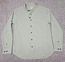 01.Algo Shirt Mens Small Kombu Green Long Sleeve Breathable Performance ... - $19.68