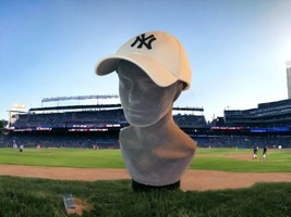 NY Yankees MLB Team Nike Dream Girl Strapback Hat White Black Embroidered Logo - £14.84 GBP