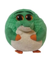 TY Beanie Ballz Bayou Alligator Plush, Large 9” No Hang Tag  - $5.33