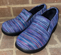 Abeo Bessie Multicolored Leather Clogs Nursing Work Comfort Womens Size 8 - $34.65