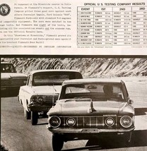 1962 Plymouth Fury V8 Winner Advertisement Automobilia Riverside Event HM2M - $560.03 MXN