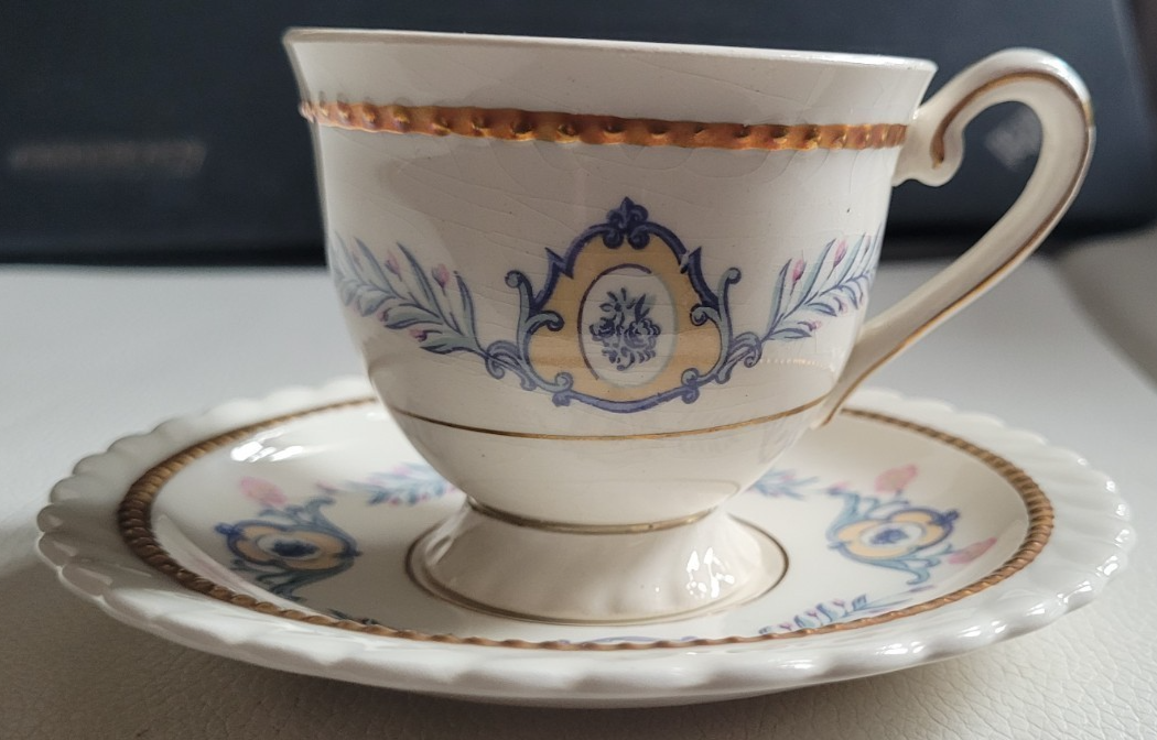 2 pc. Teacup and Saucer Monticello Steubenville Herman C. Kupper 2 3/8&quot; ... - $19.99