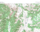 Chama Peak, Colorado 1957 Map Vintage USGS 15 Minute Quadrangle Topographic - £17.17 GBP