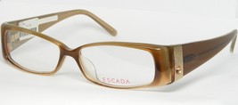 ESCADA VES 089S S9MK BROWN /GOLD EYEGLASSES GLASSES PLASTIC FRAME 54-14-... - £70.01 GBP