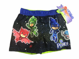 Infant Boys PJ Masks Swim Trunks Shorts Sz 12 Months Comfortable Mesh Liner - £15.83 GBP