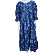 Chico&#39;s (18) Silk Blend Half Moon Midi Tent Tiered Dress - $44.54