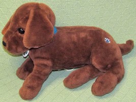 Nintendogs Moving Plush Dog 12&quot; Chocolate Lab Bark Moves Stuffed Animal Nintendo - £9.88 GBP