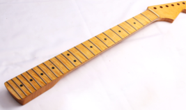 One pc Canadian flame maple electric guitar neck in Nitro painting 22 frets - £102.86 GBP