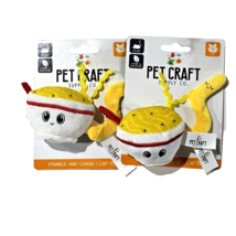 2 Pack Pet Craft Supply Co. Pounce And Chase Cat Toy Catnip &amp; Silvervine... - £17.29 GBP