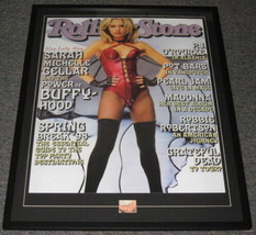 Sarah Michelle Gellar Signed Framed 27x35 Poster Display JSA Buffy Vampire  - £394.50 GBP