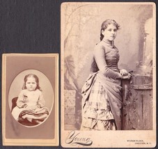E. Lena Sewell (2) Antique Photos Oneonta NY - William Henry Sewell Child - £26.97 GBP