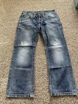 CAMP DAVID Premium Nick Jeans Men&#39;s 32x27 Regular Fit Button Fly Stitche... - $37.39