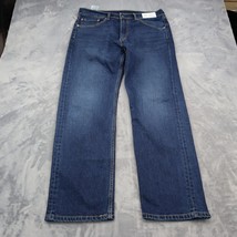 Levis Pants Mens 36 Blue 505 Denim Straight Leg Casual Button Zip Jeans - £20.23 GBP