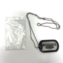 Vintage Socom II US Navy Seals Video Game Promo Dogtag Chain Playstation 2 PS2 - $19.75