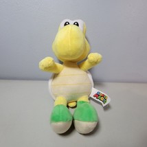 Super Mario Koopa Plush Stuffed Animal Toy Yellow Turtle Green Shell 8” - £9.13 GBP