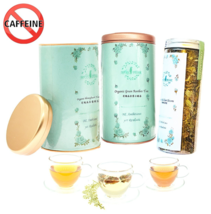 Caffeine Free Tea Set/Organic Green Rooibos Tea/Honeybush Tea/Red Clover Blossom - £84.03 GBP