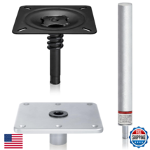 CLLOMAGY Boat Seat Pedestal Base Mount Kit Package with Lock in 3/4" Boa... - $86.68