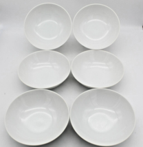 Otagiri Mercantile Co White Bowl 6.25 inch Set of 6 OMC Gold Label Japan... - $23.79