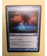 Crimped Divination Magic the gathering card m10 crimp damaged howard lyo... - $48.37