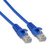 Cat-6 UTP Ethernet Network Cable RJ45 Lan Wire Blue 7FT - £9.84 GBP