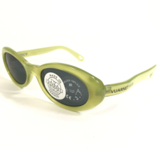Vuarnet Kids Sunglasses B600 Clear Green Round Frames with Blue Lenses 4... - $46.54