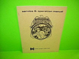 SHOOTOUT Original Video Arcade Game Service Repair Manual With Schematics Repair - £10.53 GBP