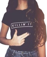YITAN Women&#39;s Cute Juniors Tops Teen Girl Tee Funny T Shirt - $19.79