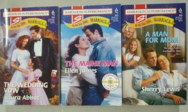 Lot Of 3 By The Year 2000 Marriage Series Wedding Vow Maine Man A Man For Mom - £10.16 GBP