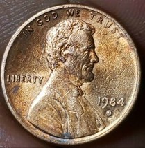 1984-D Lincoln Cent Doubling On Obverse Free Shipping  - £5.53 GBP