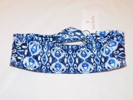 Vera Bradley Knotted Headband with Buttons 28051-U44 Ikat Island Blue NWT - £26.10 GBP