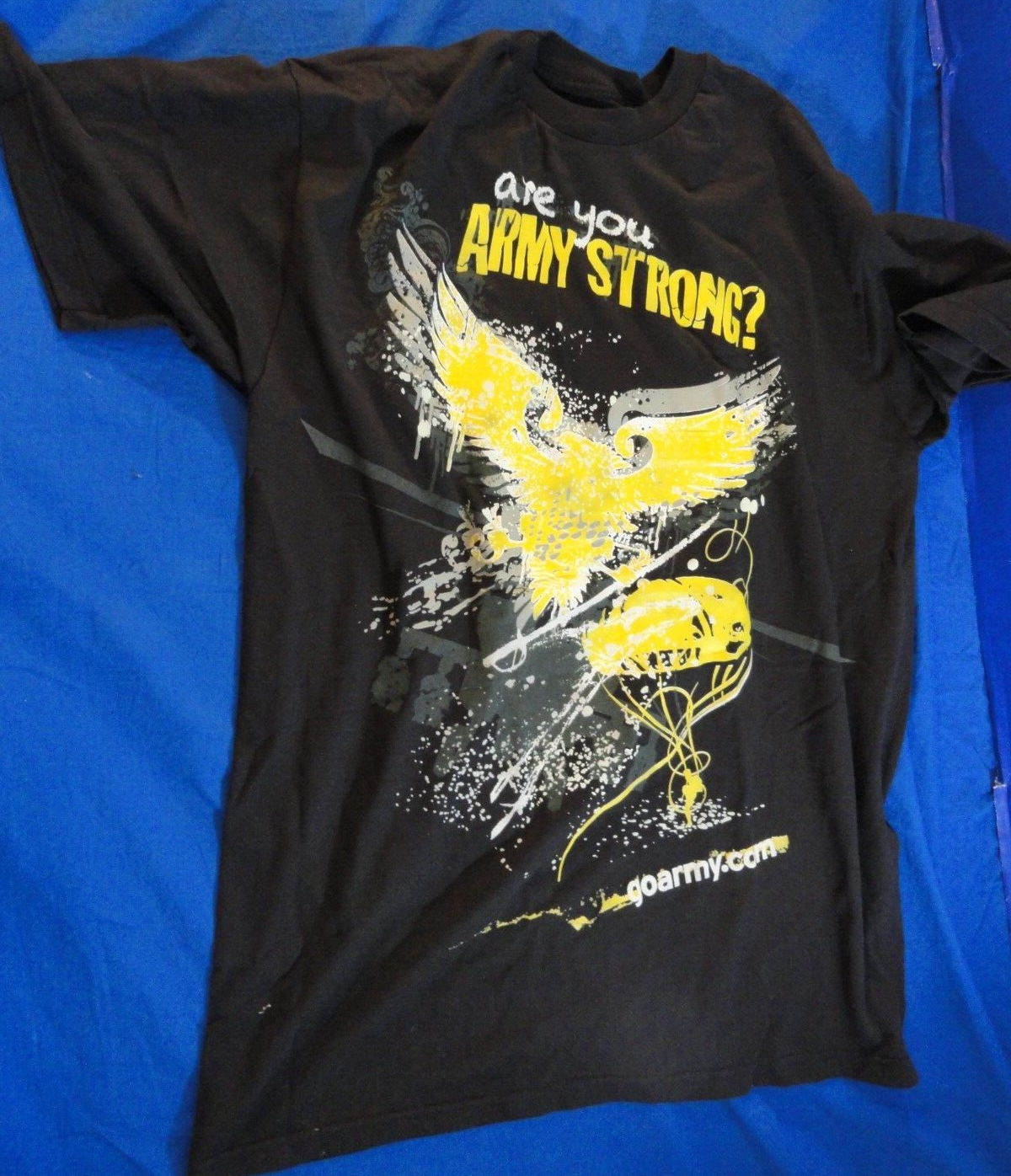 DISCONTINUED U.S. ARMY RECRUIT DEP SHIRT 2015-2017 BLACK LARGE - $24.29