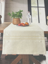 Hearth &amp; Hand w/ Magnolia Oversized Table Runner 20 x 90&quot; Natural Cotton... - $23.76