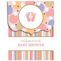 Tiny Toes Baby Shower Keepsake Registry Baby Shower Supplies Decorations - £13.36 GBP